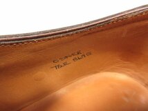 超美品 【ジョンロブ JOHNLOBB】 OSNER オスナー Uチップ モンクストラップシューズ 靴 (メンズ) 7.5E8695 ブラウン系 ●18HT2294●_画像8