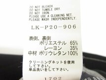 超美品 【LIMI feu リミフゥ】 スウェット生地 ワイドインタックパンツ スラックス (レディース) sizeS ブラック LK-P20-906 ●29LP2333●_画像8