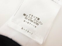 HH 超美品 【エトロ ETRO】 ペイズリー柄 刺繍デザイン 半袖Tシャツ (メンズ) sizeM ブラック イタリア製 221-1Y020-9151 ●29MT4976●_画像8