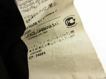 超美品【ドルチェ&ガッバーナ DOLCE&GABBANA】ハイゲージ プルオーバーニットパーカー (メンズ) 46 黒 イタリア製 GX411Z/ JAVKM●29HT2308_画像10