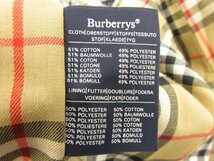 ヴィンテージ 美品【バーバリーズ BURBERRYS’】英国製 BBチェック柄裏地 ベルト付きステンカラーコート (レディース) 茶系●17LW1406●_画像5