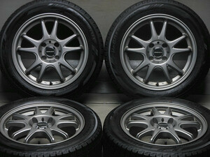 希少！ 5次元 DIREZZA 15×6J 4H PCD100 IS38 アイスガードiG60 185/55R15 フリード、ヴィッツ、ノート他