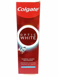 新品未使用箱入 新商品 Colgate OPTIC WHITE 100gx1本 コルゲート ミネラル ホワイトニング 歯磨き粉 