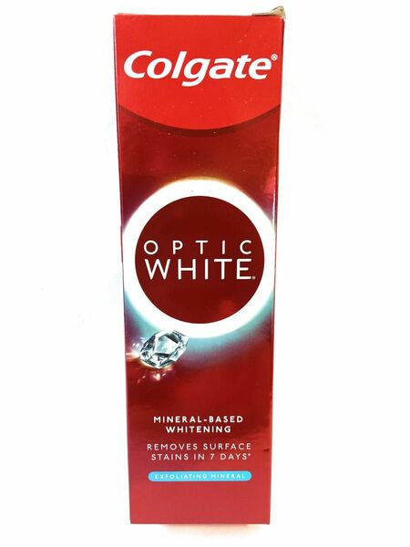 新品未使用箱入 新商品 Colgate OPTIC WHITE 100gx1本 コルゲート ミネラル ホワイトニング 歯磨き粉 