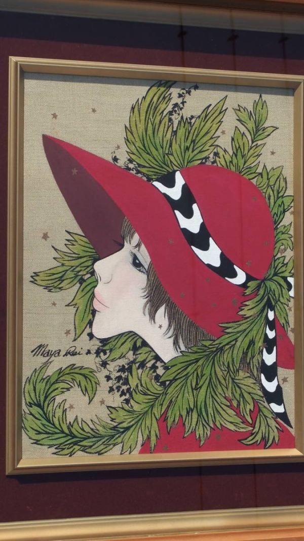 真椰レイ『If･････』油絵 人物画 美しい女性画 ヘア･ネイルサロンに最適 サイズW600 L510 D60, 絵画, 油彩, 人物画
