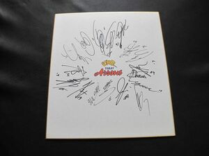 V Lee g man . Toray Arrows collection of autographs autograph autograph square fancy cardboard 