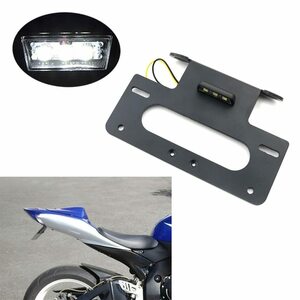 LED 社外 カスタム ナンバープレート スズキ GSXR 600 750 GSX-R600 GSX-R750 k6 k8 2006-2010用 ナンバープレートホルダー F746