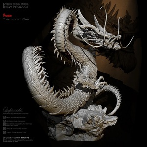 SALE # Dragon fantasy dragon approximately 95. resin model figure # not yet painting unassembly resin model figure F944