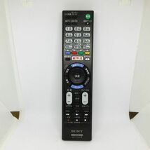 動作確認済 純正 SONY ソニー BRAVIA TV 液晶テレビ用 RMT-TX102J リモコン (KJ-32W700C KJ-40W700C KJ-48W700C KJ-48W730C等)/E3 1128-19_画像1