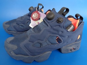 13239■新品 同様 Reebok INSTA PUMP FURY リーボック インスタ ポンプフューリー 紺 ネイビーオレンジ 25 cm 023501　915　V63499