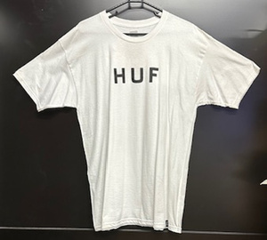 50％OFF！！　HUF 　ハフ　アパレル　TEE　Tシャツ　ORIGNAL　LOGO　TEE　Lサイズ　WHITE