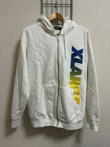 ［XLARGE］エクストララージ　ジップアップパーカー 白　M Y2013