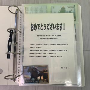 サラブレッドカード 2000 上半期 レギュラーカード 全133種コンプ + M9枚 + TB5枚 + S3枚 + 箔押し18枚 + 当選カード1枚 セット