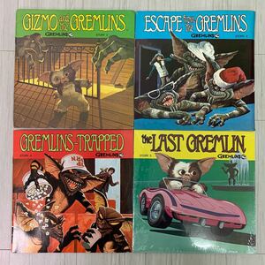 当時物 未開封含む グレムリン レコード 付き フルカラー絵本 4冊セット / GREMLIN ADVENTURES 