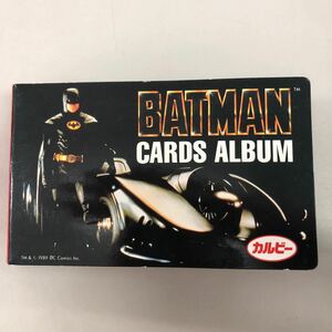 昭和レトロ カルビー BATMAN CARDS ALBUM バットマン カードアルバム カード46枚（被り有）