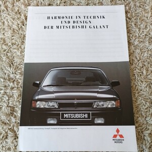  Mitsubishi 6 поколения E30 Galant каталог Германия версия 5