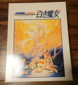 美品 PC-9801 英雄伝説3リニューアル 白き魔女 初回限定版 特典全付 3.5インチ版