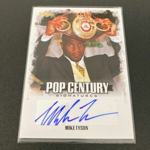 2015 Leaf POP Century Mike Tyson Auto Boxing WBC WBA WBC Champion マイクタイソン 直筆サインカード ボクシング Autograph Card