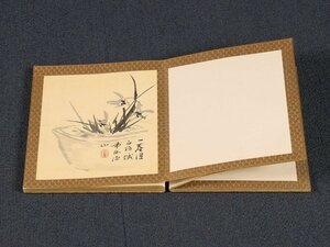 【模写】【伝来】sh3066〈渡辺小華〉画帖 花果実図 極書き 椿椿山師事 渡辺崋山次男 明治時代 愛知の人 中国画