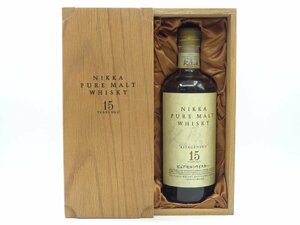 NIKKA PURE MALT WHISKY ニッカ ピュアモルト ウイスキー 北原酒 15年 750ml 43% 国産 箱入 未開栓 古酒 T55648