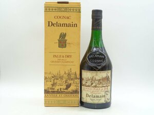 Delamain PALE & DRY デラマン ペール & ドライ グラン シャンパーニュ コニャック ブランデー 700ml 箱入 未開封 古酒 P26379