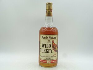WILD TURKEY 8年 ワイルド ターキー ケンタッキー バーボン ウイスキー 金キャップ 1000ml 50,5% 未開封 古酒 X243885