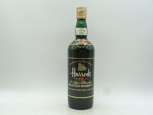 Harrods 12年 DE LUXE ハロッズ デラックス ブレンデッド スコッチ ウイスキー 特級 未開栓 古酒 760ml 43% X248459