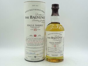THE BALVENIE 15年 バルヴェニー シングルバレル シングルモルト スコッチ ウイスキー 700ml 47,8％ 箱入 A5531