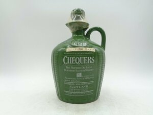 CHEQUERS SUPER DELUXE チェッカーズ スーパー デラックス スコッチ ウイスキー 特級 陶器 750ml 43％ Q6078