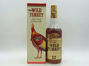 WILD TURKEY 12年 ワイルドターキー ビヨンド デュプリケーション 金キャップ バーボン ウイスキー 750ml 箱入 未開封 古酒 X248864