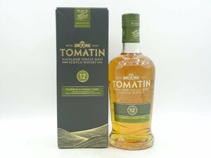 TOMATIN 12年 トマーティン バーボン & シェリー カスク ハイランド シングルモルト スコッチ ウイスキー 箱入 700ml 43％ Z26091