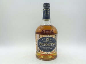 BURBERRYS 12年 バーバリー スコッチ ウイスキー 未開封 750ml 43% 古酒 X248782
