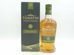 TOMATIN 12年 トマーティン バーボン & シェリー カスク ハイランド シングルモルト スコッチ ウイスキー 箱入 700ml 43％ Z26021