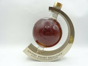 【1円】～ SUNTORY WHISKY EXCELLENCE サントリー ウイスキー エクセレンス 地球儀ボトル 大丸梅田店オープン 760ml ※液漏れ有 X250690