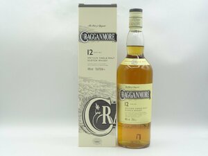 CRAGGANMORE 12年 クラガンモア スコッチ ウイスキー 700ml 40％ 箱入 未開封 古酒 C107631