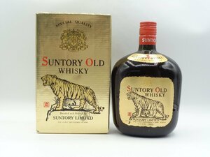 SUNTORY WHISKY OLD サントリー オールド 干支ラベル 寅歳 とら ウイスキー 特級 760ml 43% 箱入 未開栓 古酒 X250892