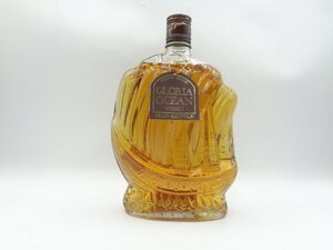 GLORIA OCEAN グロリア オーシャン シップボトル 帆船 ウイスキー 特級 未開封 古酒 三楽 760ml X251158