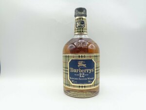 BURBERRYS 12年 バーバリー スコッチ ウイスキー 未開封 750ml 43% 古酒 X251313