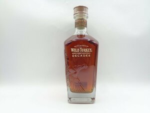 WILD TURKEY DECADES ワイルド ターキー マスターズ キープ ディケイド ケンタッキー バーボン ウイスキー 750ml 52% 未開封 古酒 X251097