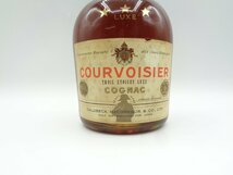 COURVOISIER LUXE クルボアジェ スリースター コニャック ブランデー 未開栓 古酒 A6294_画像5