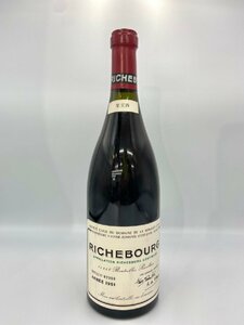 ST【同梱不可】DRC RICHEBOURG リシュブール 1991年 ドメーヌ ド ラ ロマネ コンティ 750ml 14% 古酒 未開栓 Z028343