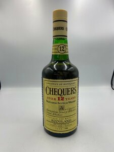 ST【同梱不可】チェッカーズ 12年 特級 43％ 750ml 未開栓 酒 Z027662