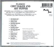 Chet Baker & Art Pepper / Playboys / Pacific Jazz EKJD-1037_画像2