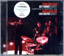 Gerry Mulligan Art Farmer Quartet,Chico Hamilton Eric Dolphy Quintet / Complete At Newport 1958 / RLR Records RLR 88639_画像1