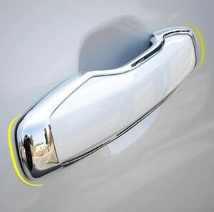 [ free shipping ] Volvo XC60 XC90 S90 V90 CC 2018 2019 car door knob cover sticker chrome ABS exterior door handlebar frame cover trim 