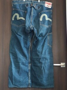 エヴィスジーンズ【ＥＶＩＳＵ】メンズ Ｗ３４表記　ユーロエヴィス