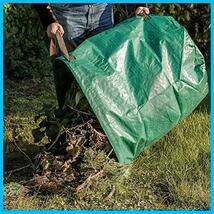 再利用可能な 折り畳み 自立式 大型庭用袋 集草バッグ フレコンバッグ 大容量272L（3個パック）ガーデンバケツ ガーデンバッグ_画像5