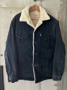 激レア スペシャル 70'S USA製 リーバイス Levi's コーデュロイ ロング丈 ボアジャケット VINTAGE デニムジャケット BIGE 506 507 557 XX