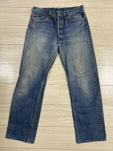 ヒゲ美色 激レア 80’s vintage USA製 Levis 501 デニムビンテージ ゴールデンサイズ リーバイス ハチノス 90’s 赤耳 BIGE 66前期 