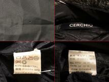 CERCHIO セルッチオ　ロングコート　ファー取外可　日本製　ポリエステル 無地_画像10